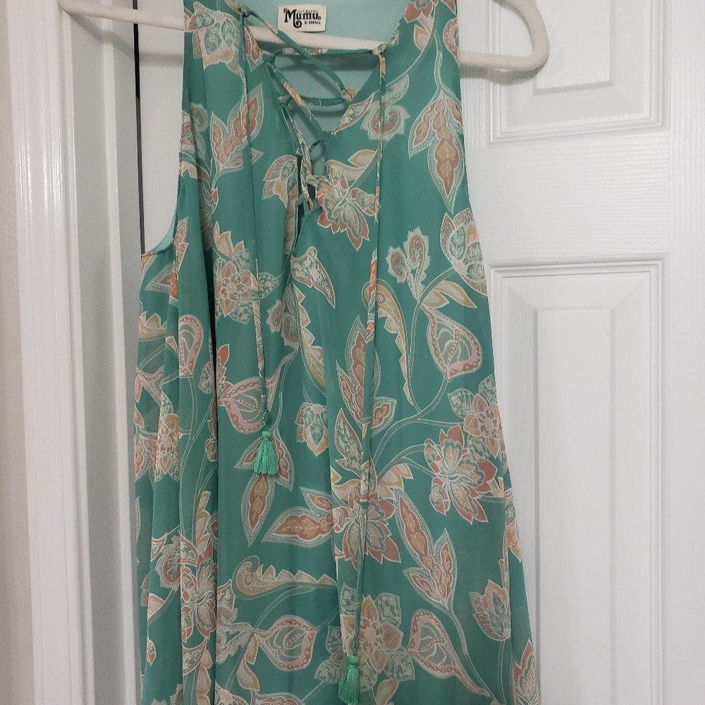 Show me your mumu smym lace front tank dress